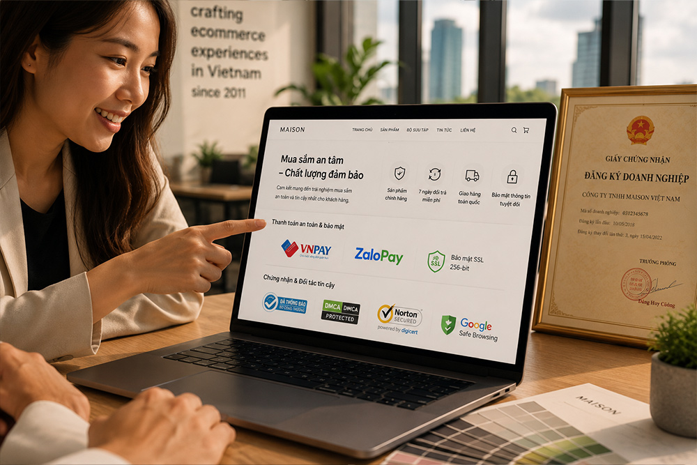 vietnam trust badge ecommerce